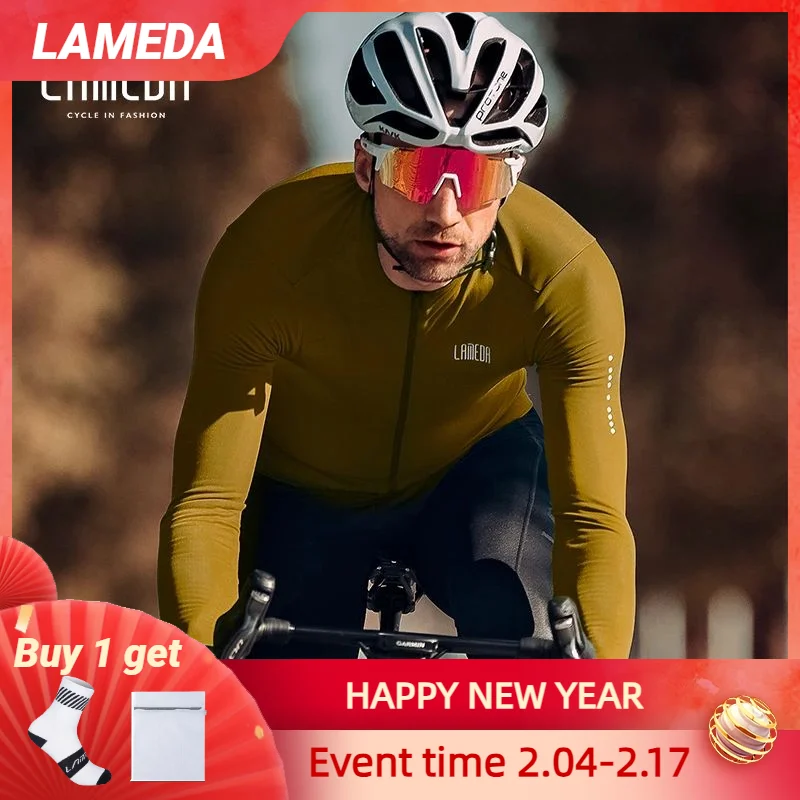 LAMEDA Cycling Clothing Men Long Sleeve Thermal Fleece Winter Cycling Jerseys Breathable Bicycle Clothing Road Bike MTB Jerseys
LAMEDA Cycling Clothing Men Long Sleeve Thermal Fleece Winter Cycling Jerseys Breathable Bicycle Clothing Road Bike MTB Jerseys