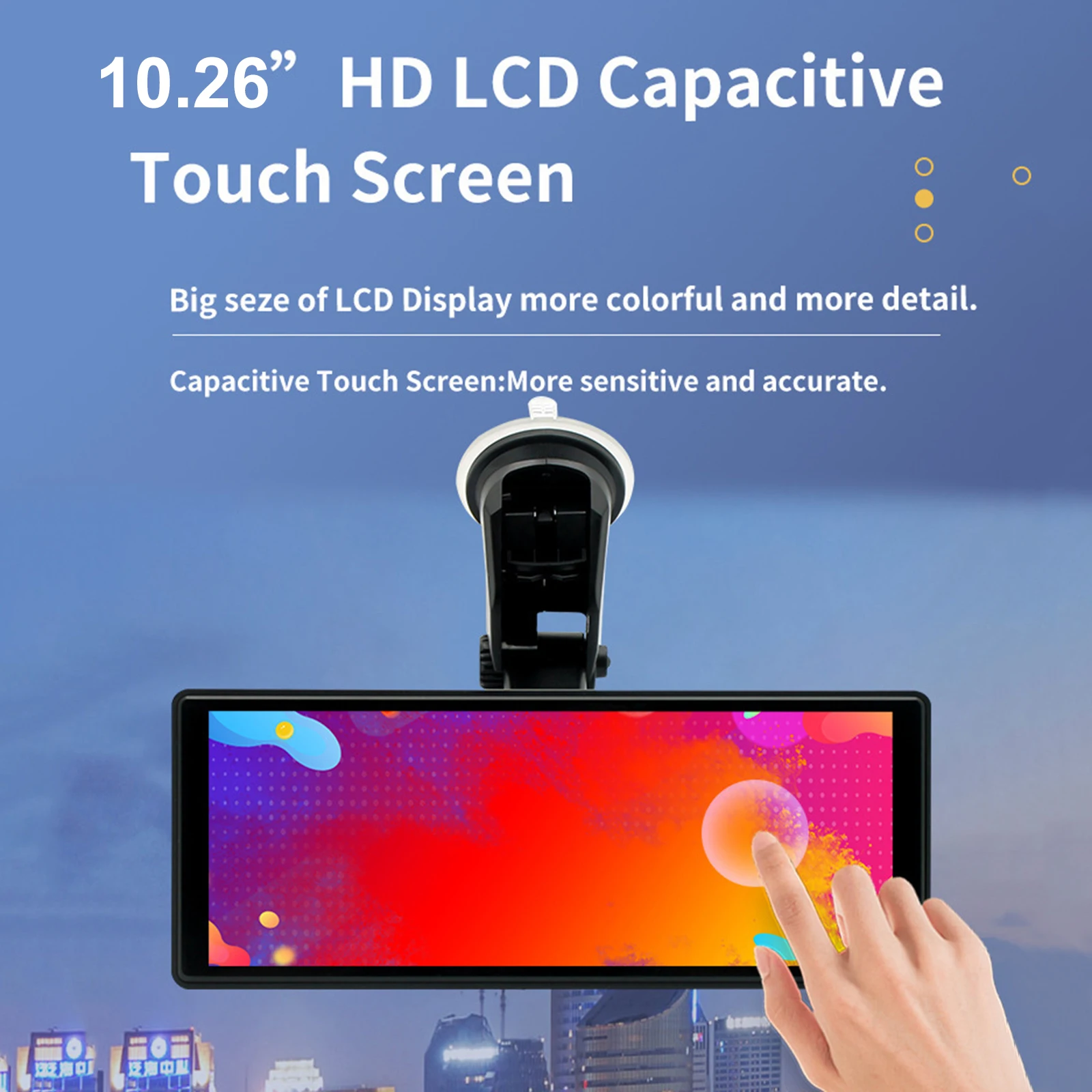 10.26 Inch Touchscreen Car Multimedia Player for All Vehicles Wireless Portable Car Stereo with Apple Carplay/android Auto
10.26 Inch Touchscreen Car Multimedia Player for All Vehicles Wireless Portable Car Stereo with Apple Carplay/android Auto