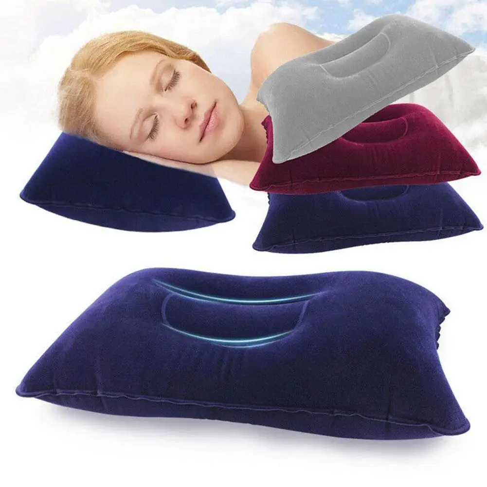 

Портативные сверхлегкие надувные подушки из ПВХ и нейлона, подушка для кемпинга и сна, подушка для путешествий, пешего туризма, пляжа, автомобиля, самолета, снаряжение для кемпинга