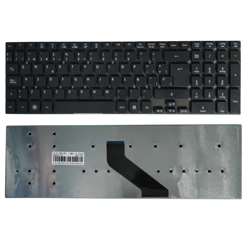 

NEW Spanish Keyboard for Acer Aspire 5830 5830G 5830T 5830TG 5755 5755ZG 5755G SP laptop keyboard black