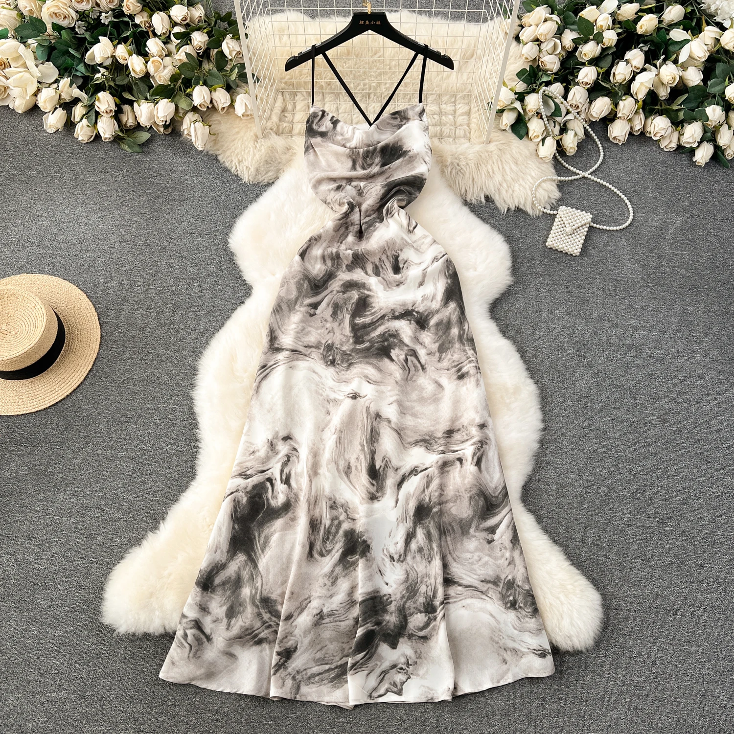 

Элегантное сексуальное асимметричное платье-комбинация с открытой спиной и высокой талией, ТРАПЕЦИЕВИДНОЕ церемониальное платье, облегающее женское вечернее платье