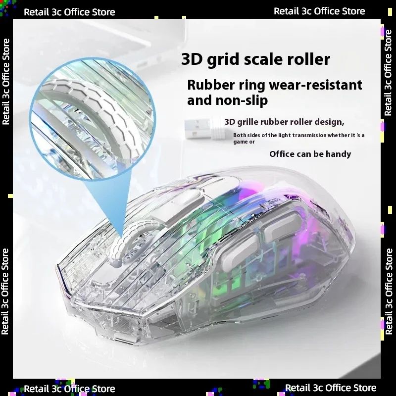 Трехрежимная Беспроводная Bluetooth Usb прозрачная мышь LangTu G4 с Rgb-подсветкой, тихая игровая мышь для офиса и ПК, подвижная мышь
Трехрежимная Беспроводная Bluetooth Usb прозрачная мышь LangTu G4 с Rgb-подсветкой, тихая игровая мышь для офиса и ПК, подвижная мышь