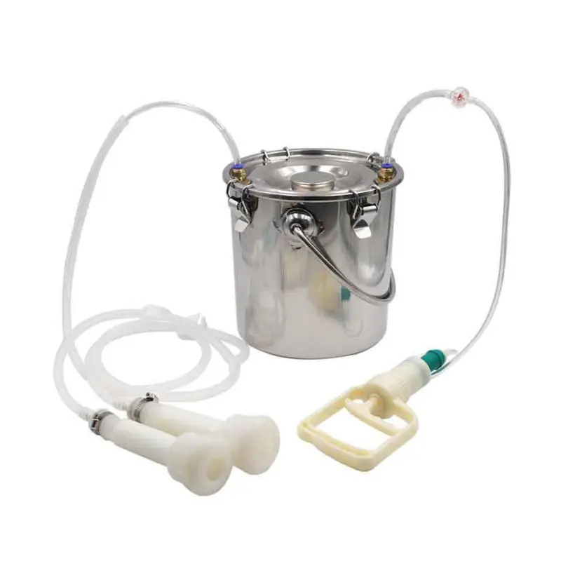 Manual Electric Milking Machine Stainless Steel with Adjustable Suction Cow Milk Tray for Small Farm Livestock and New
Manual Electric Milking Machine Stainless Steel with Adjustable Suction Cow Milk Tray for Small Farm Livestock and New