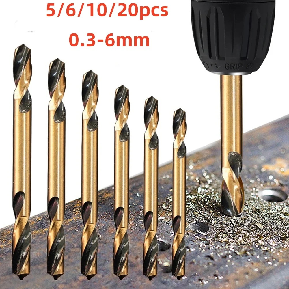 20 Pieces Coated Cobalt Drill Bits 0.3-6mm Multi-size High Speed Steel Drill Bit Set Tool Multifunctional Metal Drill Bit Tool
20 Pieces Coated Cobalt Drill Bits 0.3-6mm Multi-size High Speed Steel Drill Bit Set Tool Multifunctional Metal Drill Bit Tool