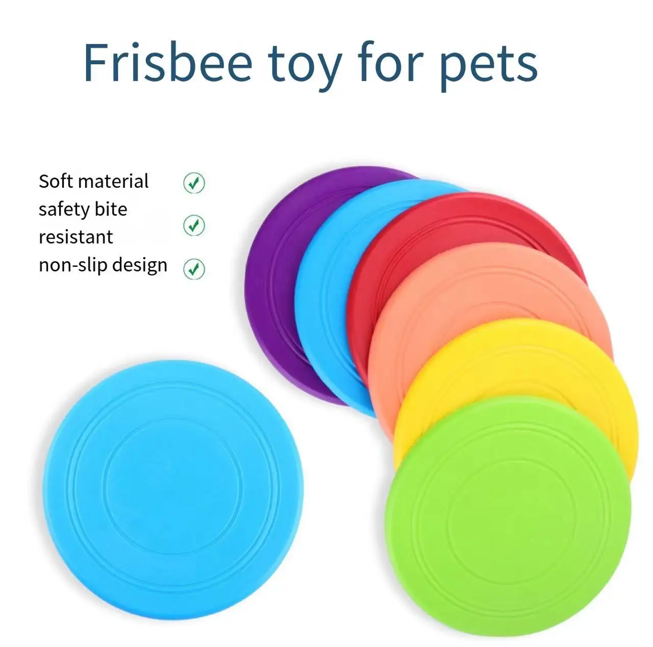 Pet Dog Flying Disk Toy Silicone Dog Cat Toy Dog Game Flying Discs Resistant Chew Puppy Training Interactive Pet Supplies
Pet Dog Flying Disk Toy Silicone Dog Cat Toy Dog Game Flying Discs Resistant Chew Puppy Training Interactive Pet Supplies