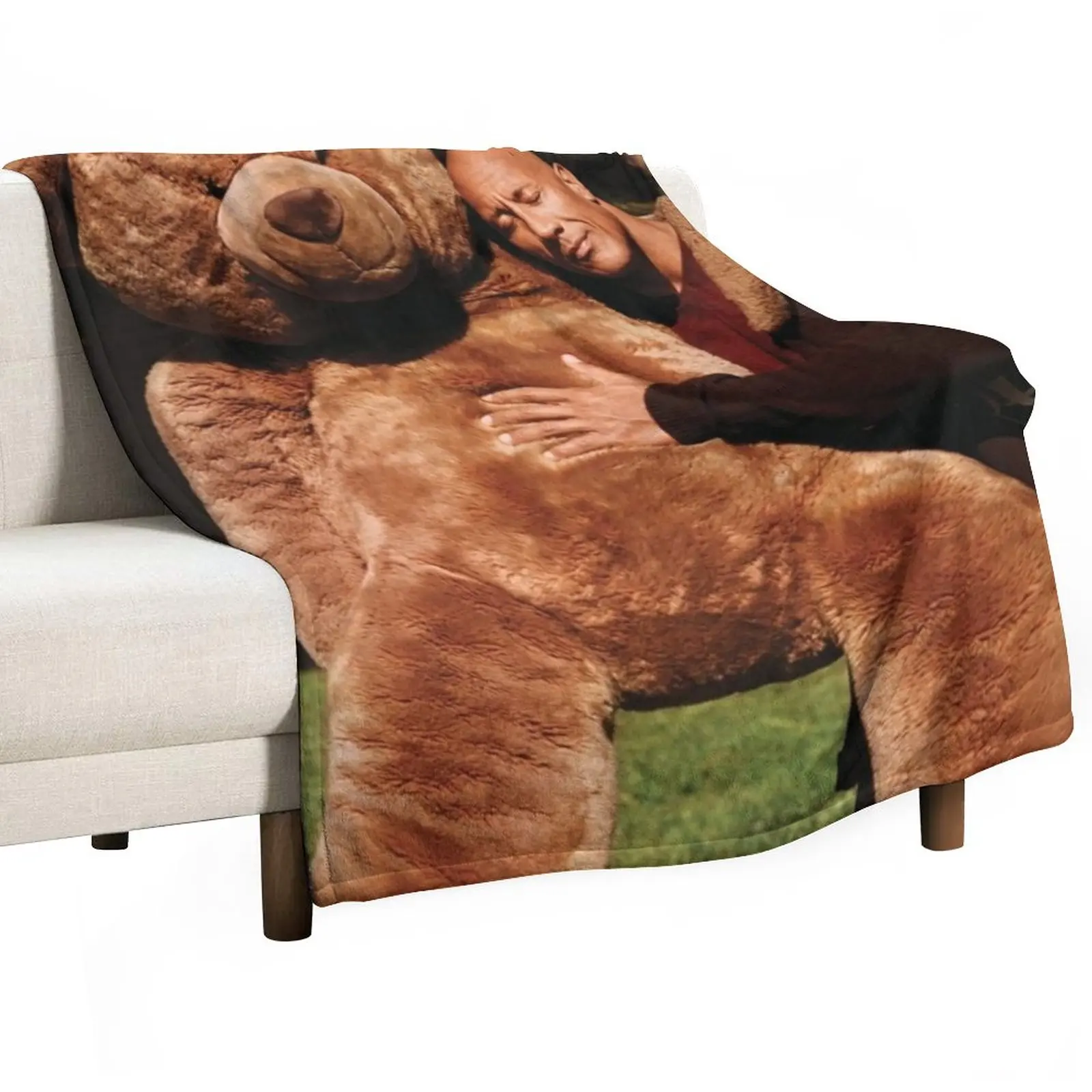 

the rock n bear Throw Blanket Decorative Sofa Blankets Blankets Sofas Of Decoration