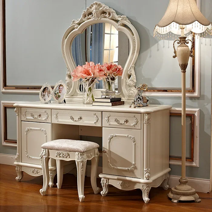 Bedroom dresser 1.4 meters European small apartment assembly simple makeup table postage
Bedroom dresser 1.4 meters European small apartment assembly simple makeup table postage