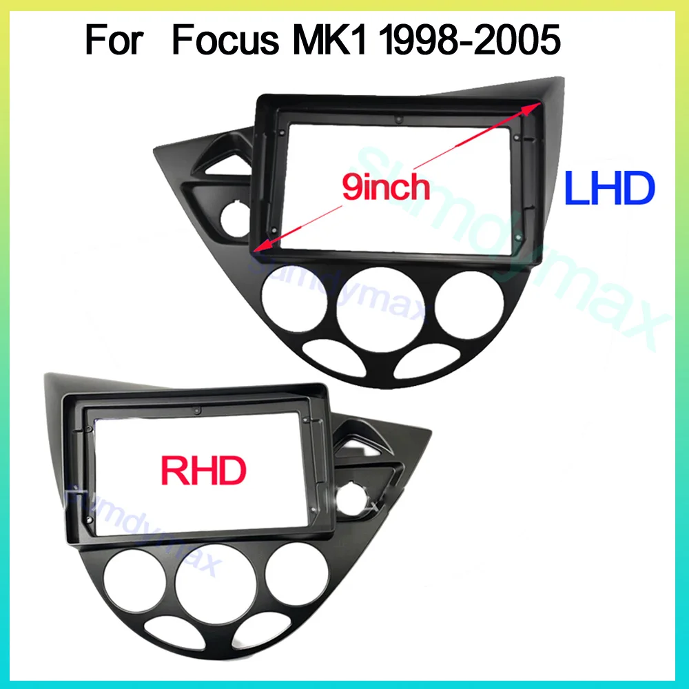 9-дюймовый автомобильный двойной радиоплеер, DVD стерео радиопанель с рамкой для приборной панели Ford Focus MK1 1998-2004
9-дюймовый автомобильный двойной радиоплеер, DVD стерео радиопанель с рамкой для приборной панели Ford Focus MK1 1998-2004