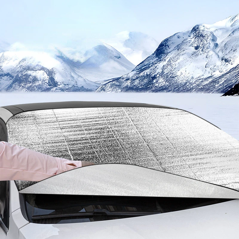

Новый автомобильный Снежный щит 200*70 см, переднее ветровое стекло, снежный чехол, солнцезащитный козырек, защита от снега и мороза, защита вашего автомобиля от зимы