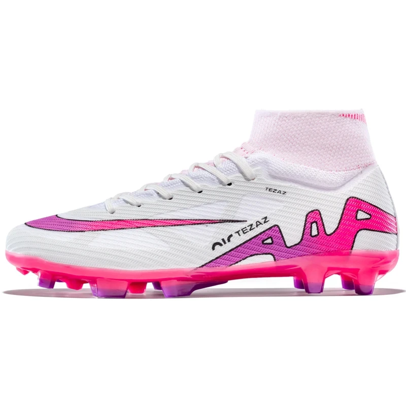 Men's Soccer Shoes Women TF/FG Football Boots Non-Slip Cleats Traning Grass Sneakers Teenagers Outdoor Breathable Sport Footwear
Men's Soccer Shoes Women TF/FG Football Boots Non-Slip Cleats Traning Grass Sneakers Teenagers Outdoor Breathable Sport Footwear