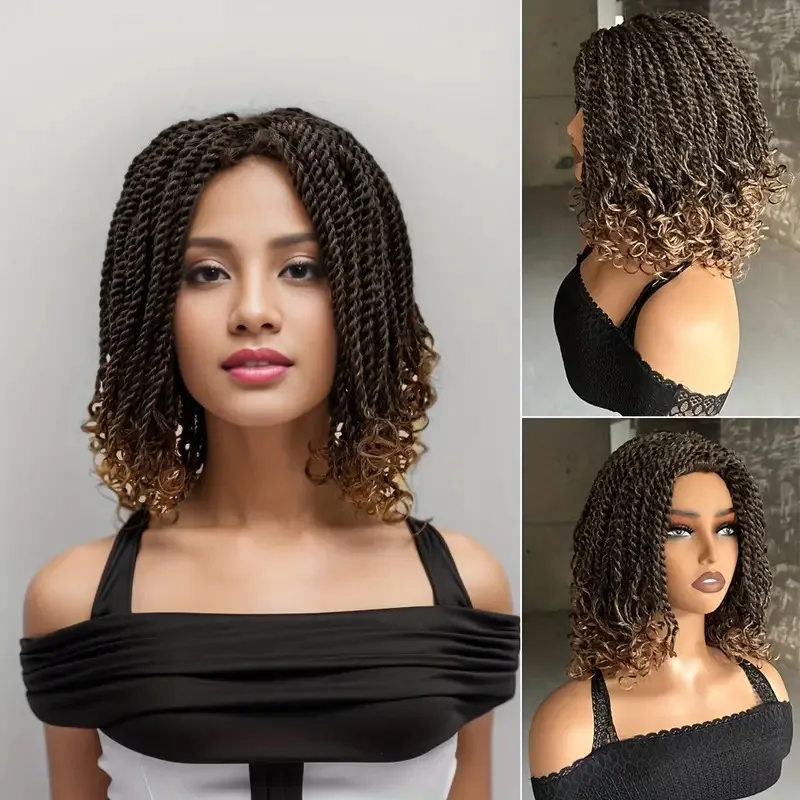 Chic Crochet Box Braids Bob Wig Heat Resistant Synthetic Hair 12Inch Machine Made Style Perfect for Women Girls Trendy Short Bob
Chic Crochet Box Braids Bob Wig Heat Resistant Synthetic Hair 12Inch Machine Made Style Perfect for Women Girls Trendy Short Bob