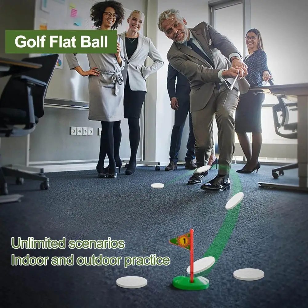 Golf Ball Training Aid Portable Lightweight Golf Practice Balls for Putting Training Set of 6 Flat Shaped Honeycomb Construction
Golf Ball Training Aid Portable Lightweight Golf Practice Balls for Putting Training Set of 6 Flat Shaped Honeycomb Construction