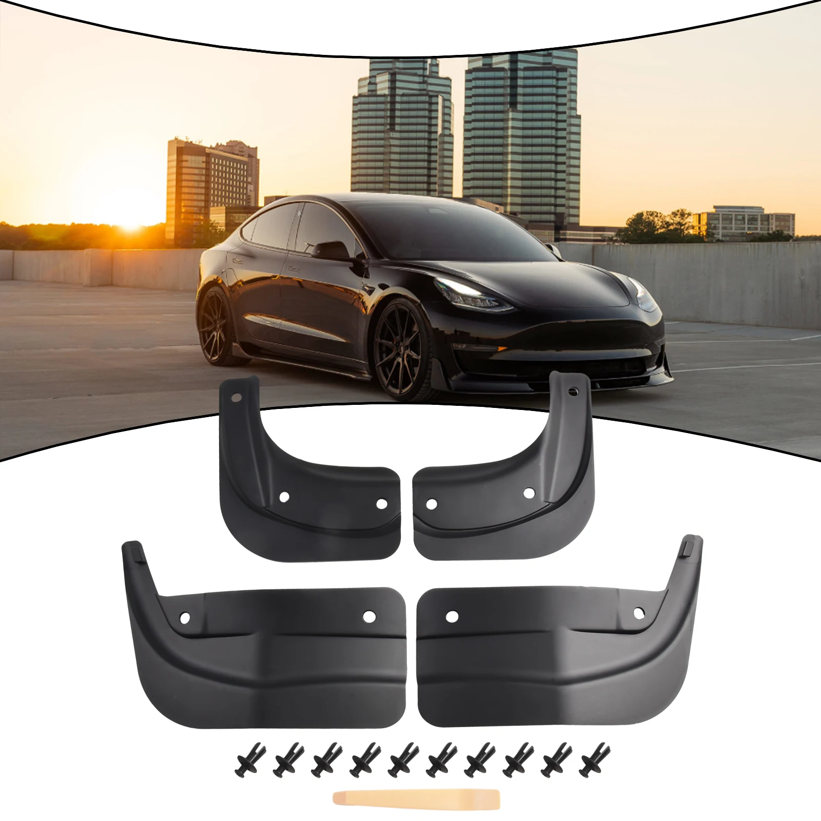 4PCS TPE Front Rear Mudflaps Mud Flaps Protector Fender For Model 3 2024 Home DIY Car Accessories Interior Decoration Supplies
4PCS TPE Front Rear Mudflaps Mud Flaps Protector Fender For Model 3 2024 Home DIY Car Accessories Interior Decoration Supplies