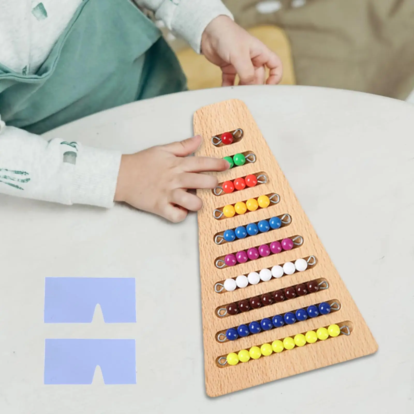 Math Bead Stair Set Toy 1-10 Counting Mathematics Teaching Aid for Children Day Gift Boys Girls Birthday Gift Preschool Age 4~6
Math Bead Stair Set Toy 1-10 Counting Mathematics Teaching Aid for Children Day Gift Boys Girls Birthday Gift Preschool Age 4~6