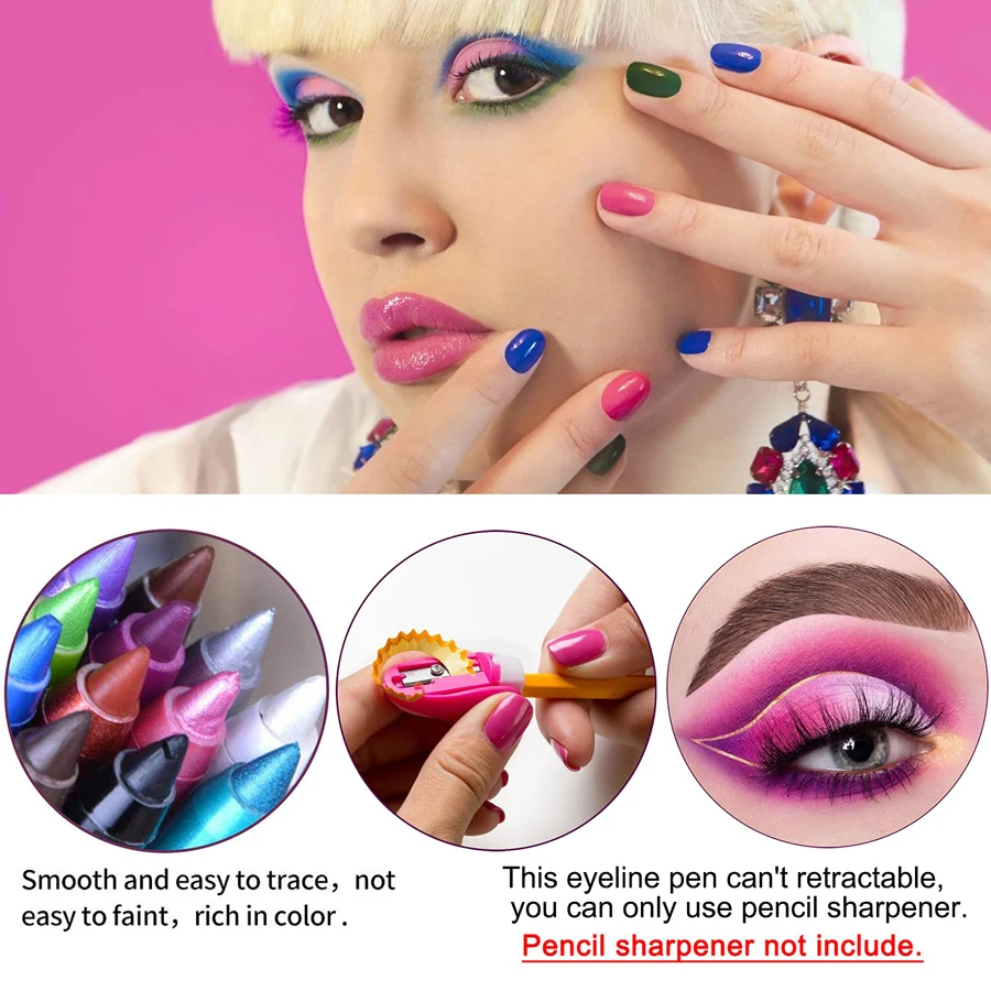 lapiz Delineador de Ojos resistente al agua de 14 colores, brillo nacarado de alta pigmentación, metálico de larga duración 13 lapiz Delineador de Ojos resistente al agua lapiz Delineador de Ojos resistente al agua de 14 colores, brillo nacarado de alta pigmentación, metálico de larga duración » lapiz Delineador de Ojos resistente al agua