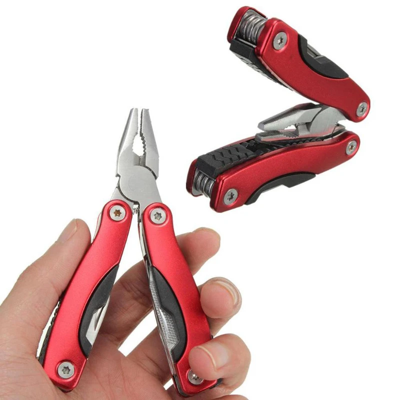 

New Outdoor Camping Universal Tool Pliers Multi-purpose Folding Stainless Steel Combination Plier Portable Camp Tools Accessory