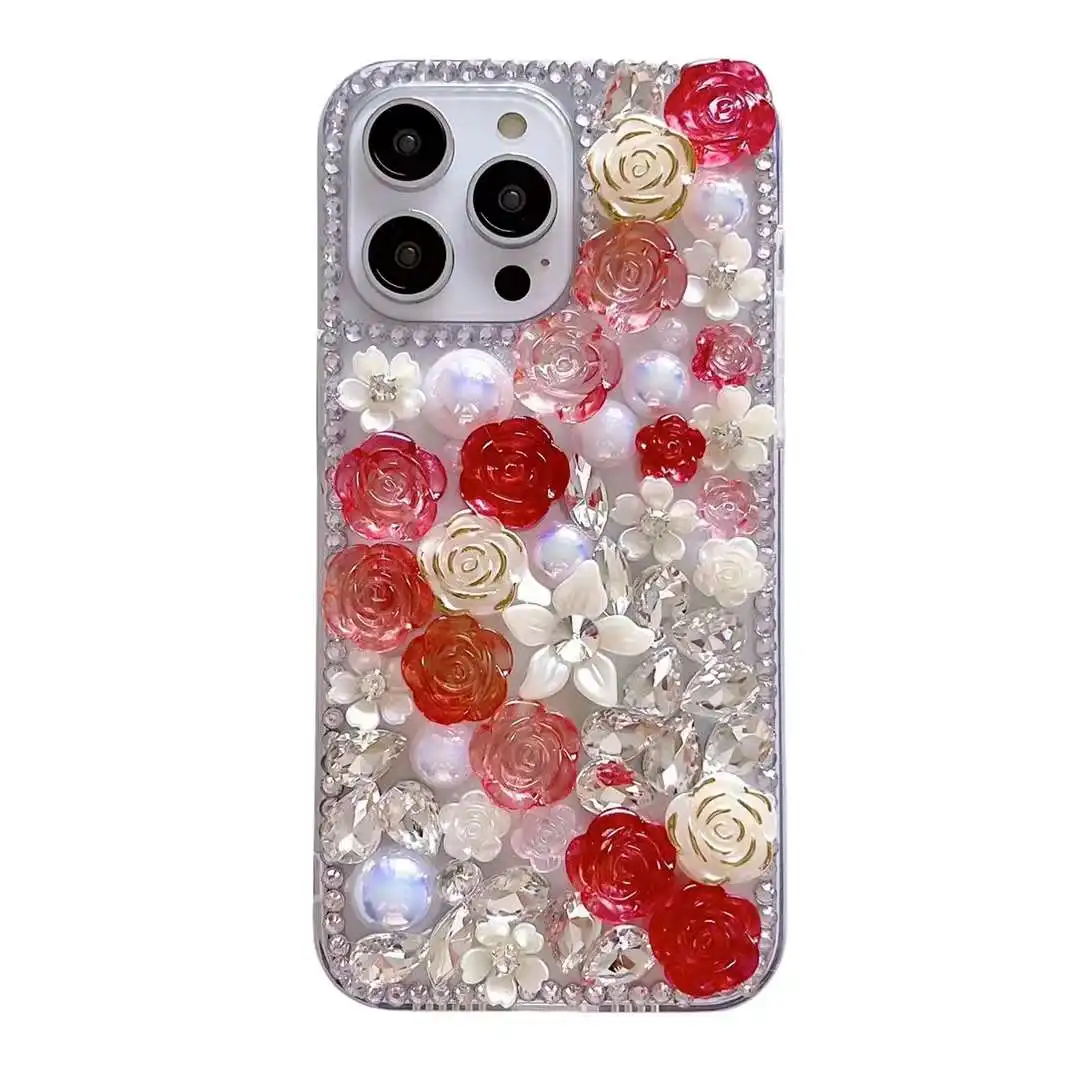 

Crystal Diamond Handmade Case for Samsung Galaxy, Luxury Bling Cover, S24, S9, S10, S20 Plus, S21 FE, S22, 23Ultra, Note20 10