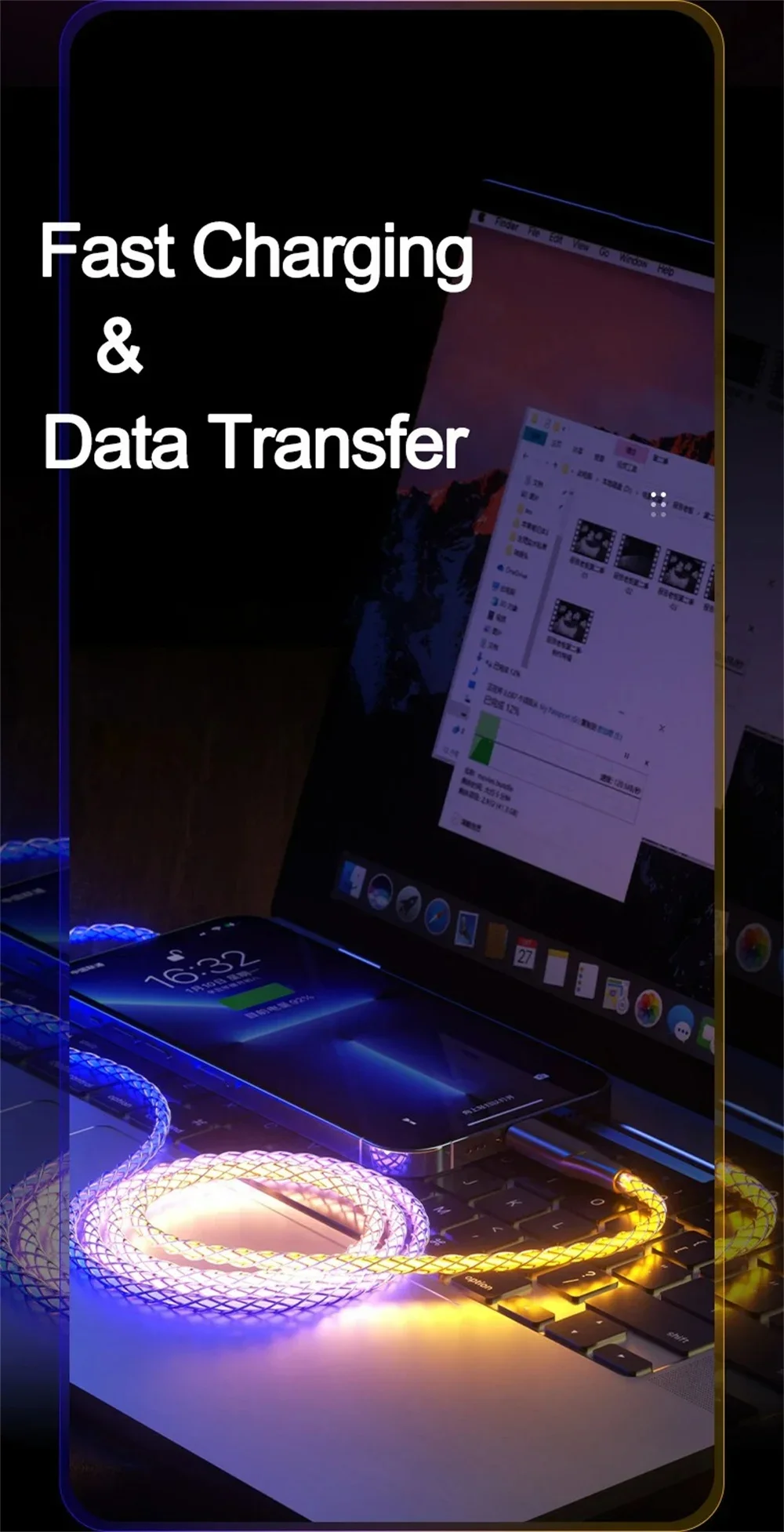 6A USB C Type C To Type C Cable 66W Fast Charging Phone Charger Data Cord For iPhone 15 Samsung Xiaomi Huawei Quick Charge Cable 6A USB C Type C To Type C Cable 66W Fast Charging Phone Charger Data Cord For iPhone 15 Samsung Xiaomi Huawei Quick Charge Cable