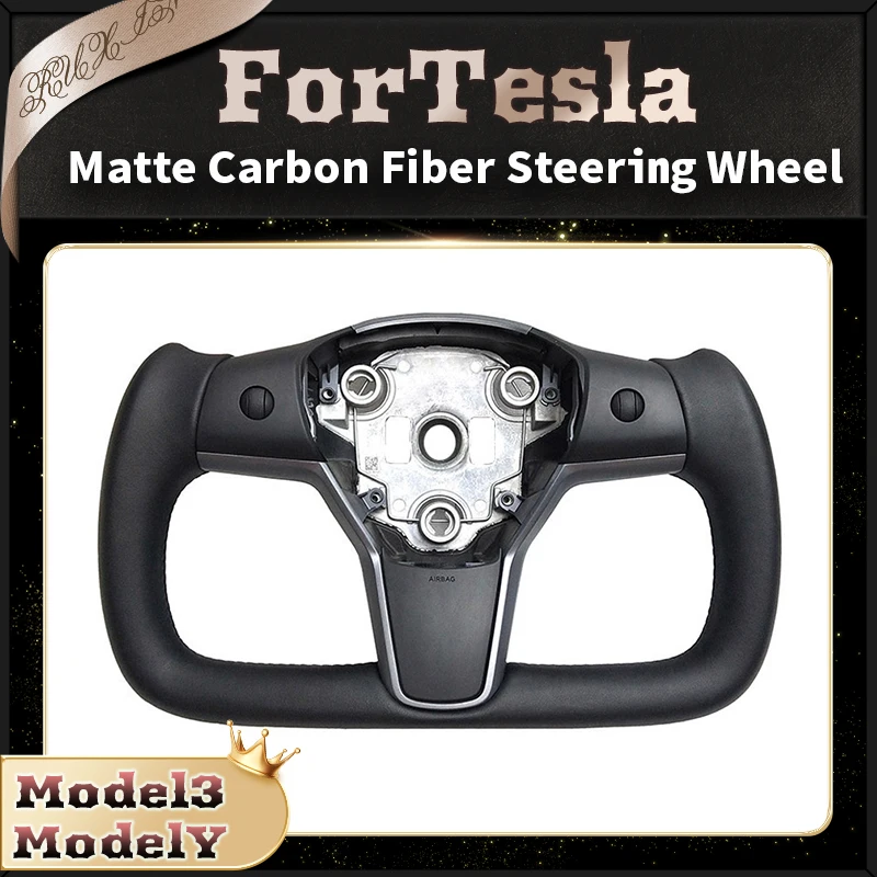Yoke Aroham Matte Carbon Fiber Steering Wheel For Tesla Model Y Model 3 2017 2018 2019 2020 2021 2022 2023
Yoke Aroham Matte Carbon Fiber Steering Wheel For Tesla Model Y Model 3 2017 2018 2019 2020 2021 2022 2023