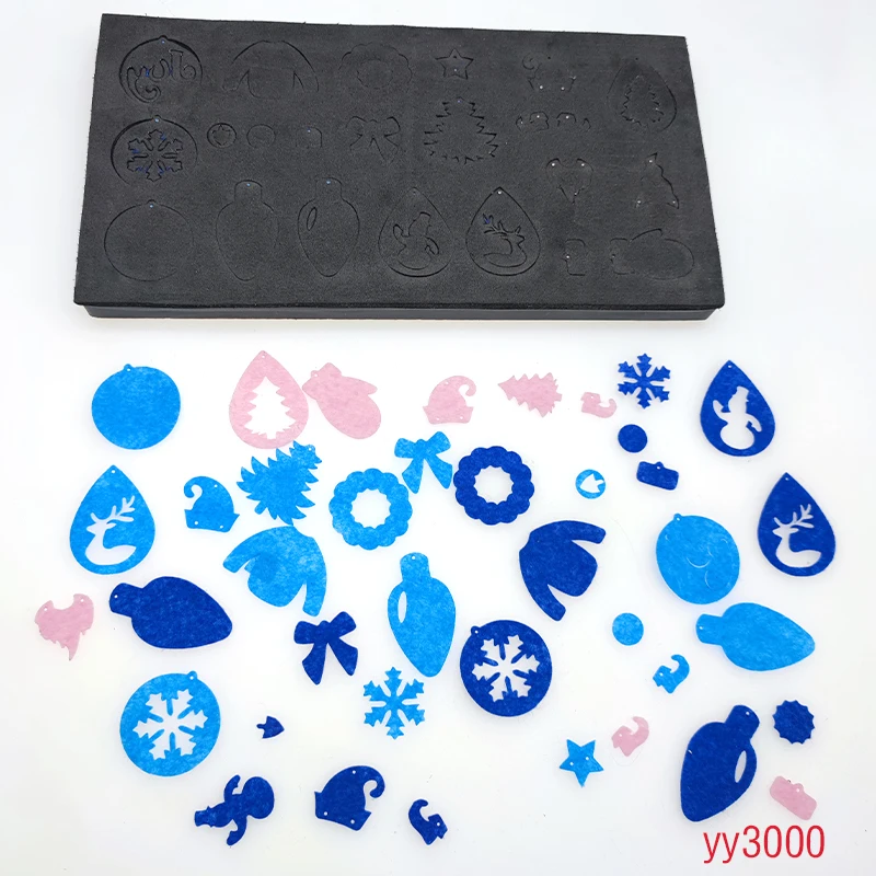 Christmas earrings a variety of wood cutting dieYY3000 are suitable for the general die cutting machine on the market
Christmas earrings a variety of wood cutting dieYY3000 are suitable for the general die cutting machine on the market