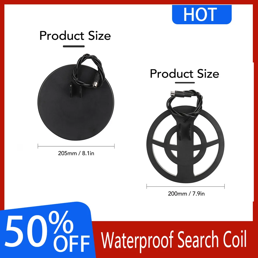 Underground metal detector search coil metal detector accessories waterproof search coil suitable for GTX4030 GTX4080 GTX5030
Underground metal detector search coil metal detector accessories waterproof search coil suitable for GTX4030 GTX4080 GTX5030