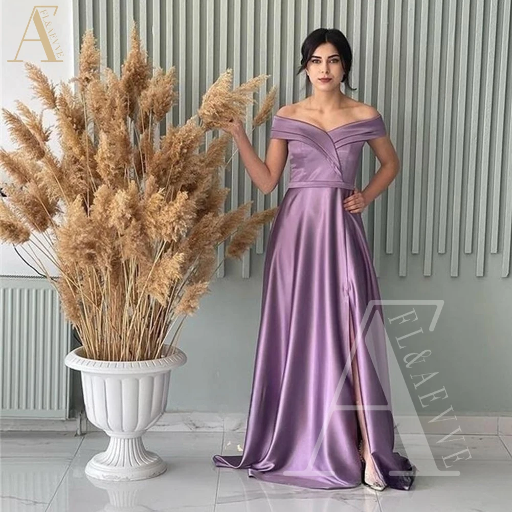 Purple Satin Prom Dresses Off the Shoulder Evening Party Dresses for Women Formal Dress Women 2024 Elegant Woman Robe Ball Gowns
Purple Satin Prom Dresses Off the Shoulder Evening Party Dresses for Women Formal Dress Women 2024 Elegant Woman Robe Ball Gowns