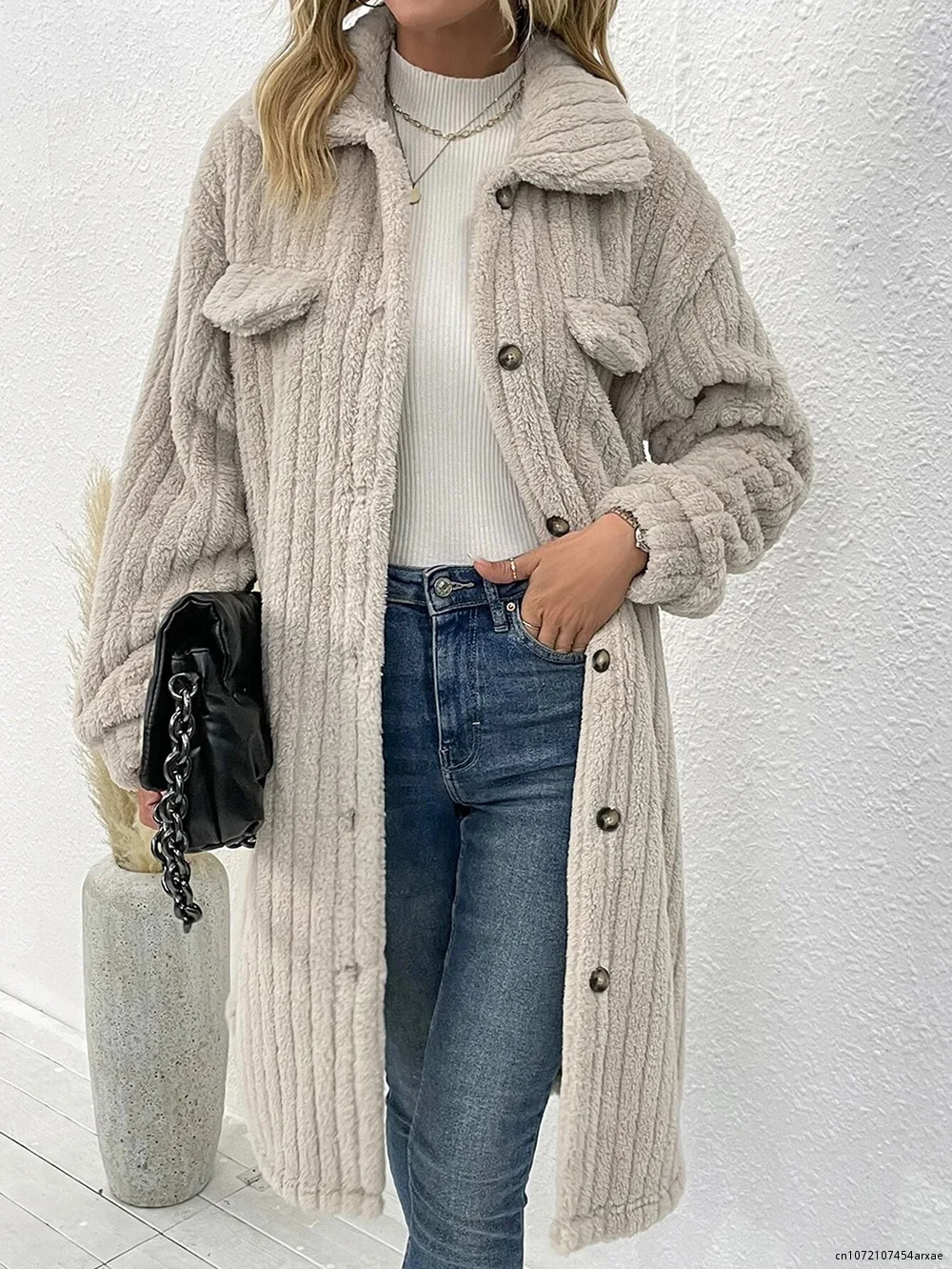 2023 Women Clothing Faux Fur Coat Winter Coats Women Women's High-end Personality Loose Wool Coat Women
2023 Women Clothing Faux Fur Coat Winter Coats Women Women's High-end Personality Loose Wool Coat Women