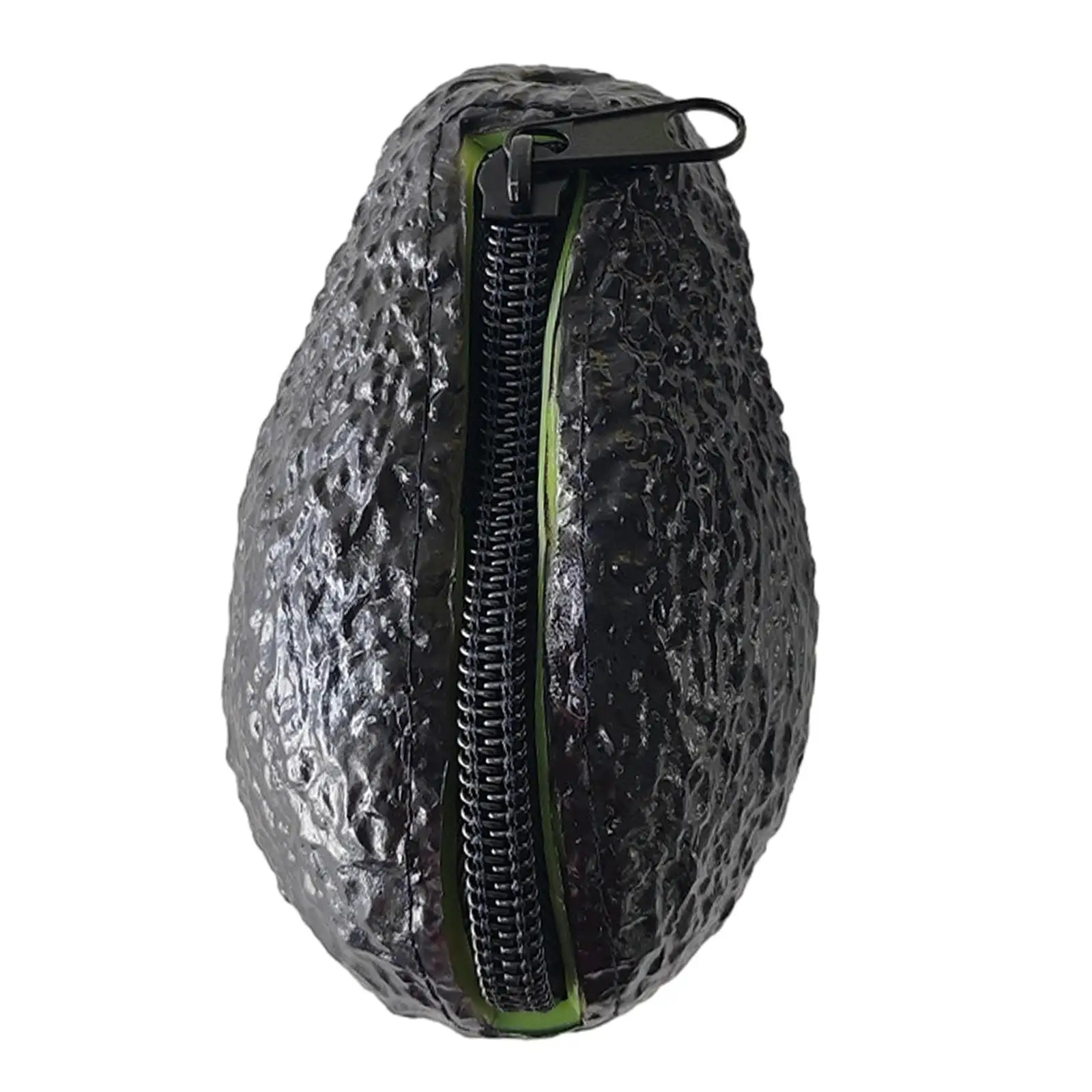 

Avocado Coin Purse with Zipper Creative Bag Girls Fashionable Durable Wallet for Dating Holidays Birthday Gift Street Commuting