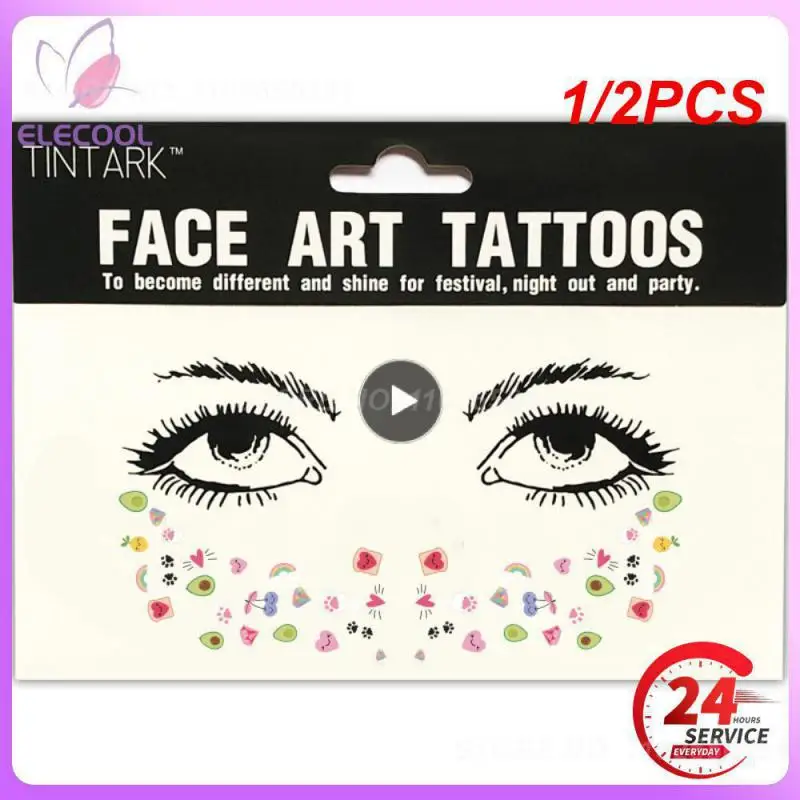 1/2PCS Music Festival Hot Stamping Tattoo Stickers Gold Face Decorative Decals Waterproof Freckles Makeup Stickers Eye Decals
1/2PCS Music Festival Hot Stamping Tattoo Stickers Gold Face Decorative Decals Waterproof Freckles Makeup Stickers Eye Decals