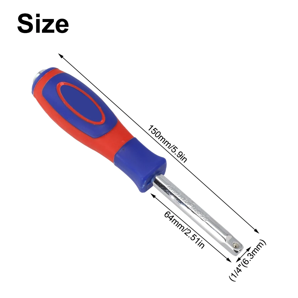 1/4Inch Small Square Rod With Tail Hole Rotary Handle 6.3mm Dual-Purpose Afterburner Socket Screwdriver Hand Tool
1/4Inch Small Square Rod With Tail Hole Rotary Handle 6.3mm Dual-Purpose Afterburner Socket Screwdriver Hand Tool