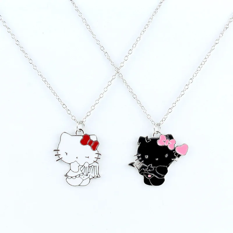 Kawaii Sanrio Accessories Necklace Hello Kittys Cute Beauty Alloy Necklace Couple Girlfriends Collarbone Chain Wholesale Gift 
Kawaii Sanrio Accessories Necklace Hello Kittys Cute Beauty Alloy Necklace Couple Girlfriends Collarbone Chain Wholesale Gift