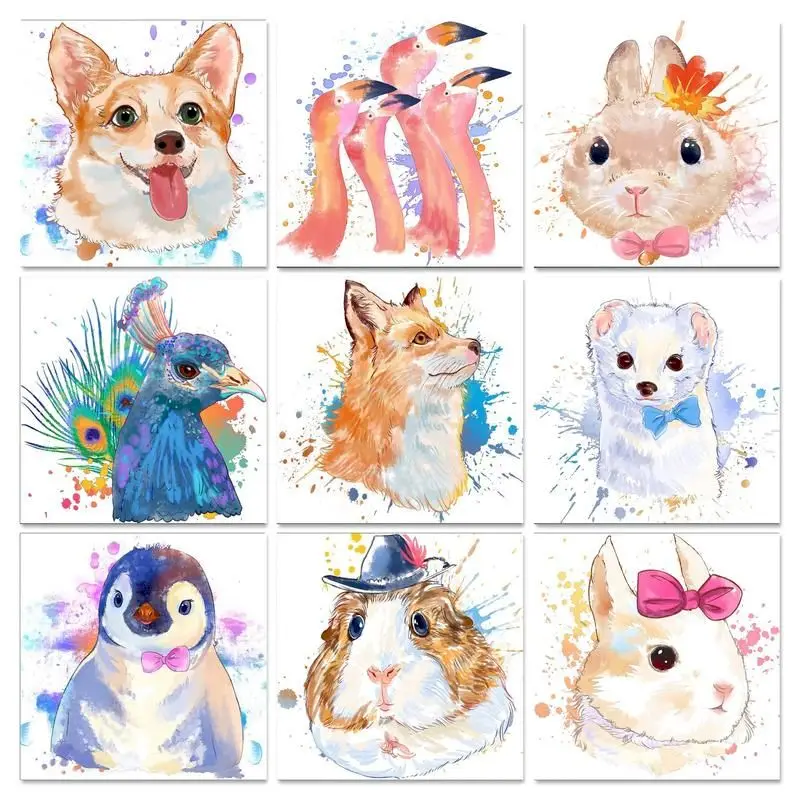 GATYZTORY Dog Frameless Picture By Numbers Handmade Unique Gift For Kids Cartoon Rabbit Oil Paint Handmade Wall Decor
GATYZTORY Dog Frameless Picture By Numbers Handmade Unique Gift For Kids Cartoon Rabbit Oil Paint Handmade Wall Decor