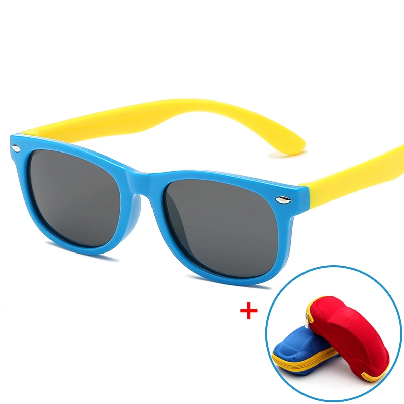 

Солнцезащитные очки TR90 для мальчиков и девочек, защитные очки с неполяризационными стеклами, силиконовые, UV400, подарок детям