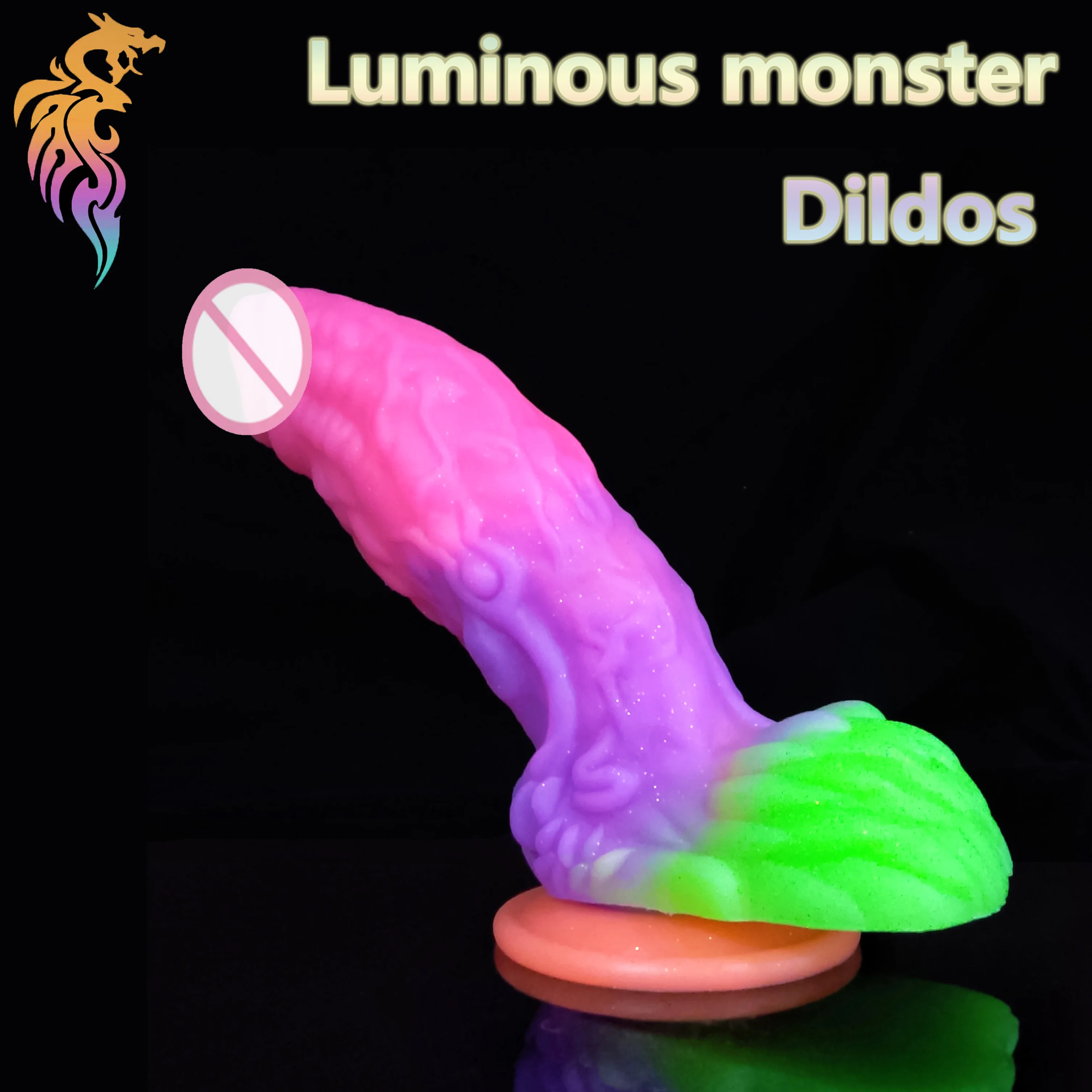 

WOYE Liquid Silicone Dildos Anal Butt Plug Huge Monster Dildo G-spot Masturbation Suction Cup Soft Silicone Adult Sex Toys