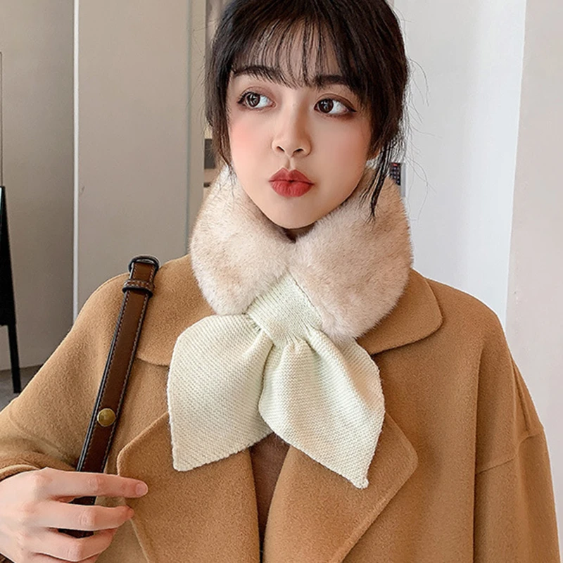 Winter Women Cross Straps Shawl Soft Neck Scarf Girls Ladies Autumn Winter Knitted Scarf Sweet All-Match Female Scarves
Winter Women Cross Straps Shawl Soft Neck Scarf Girls Ladies Autumn Winter Knitted Scarf Sweet All-Match Female Scarves