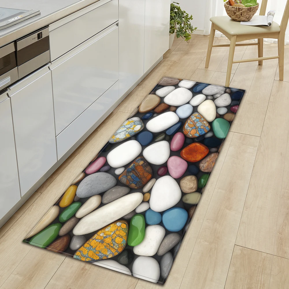 

Modern Kitchen Mat Bedroom Entrance Doormat Living Room Floor Decoration Carpet Custom Hallway House Bathroom Non-Slip Foot Rug