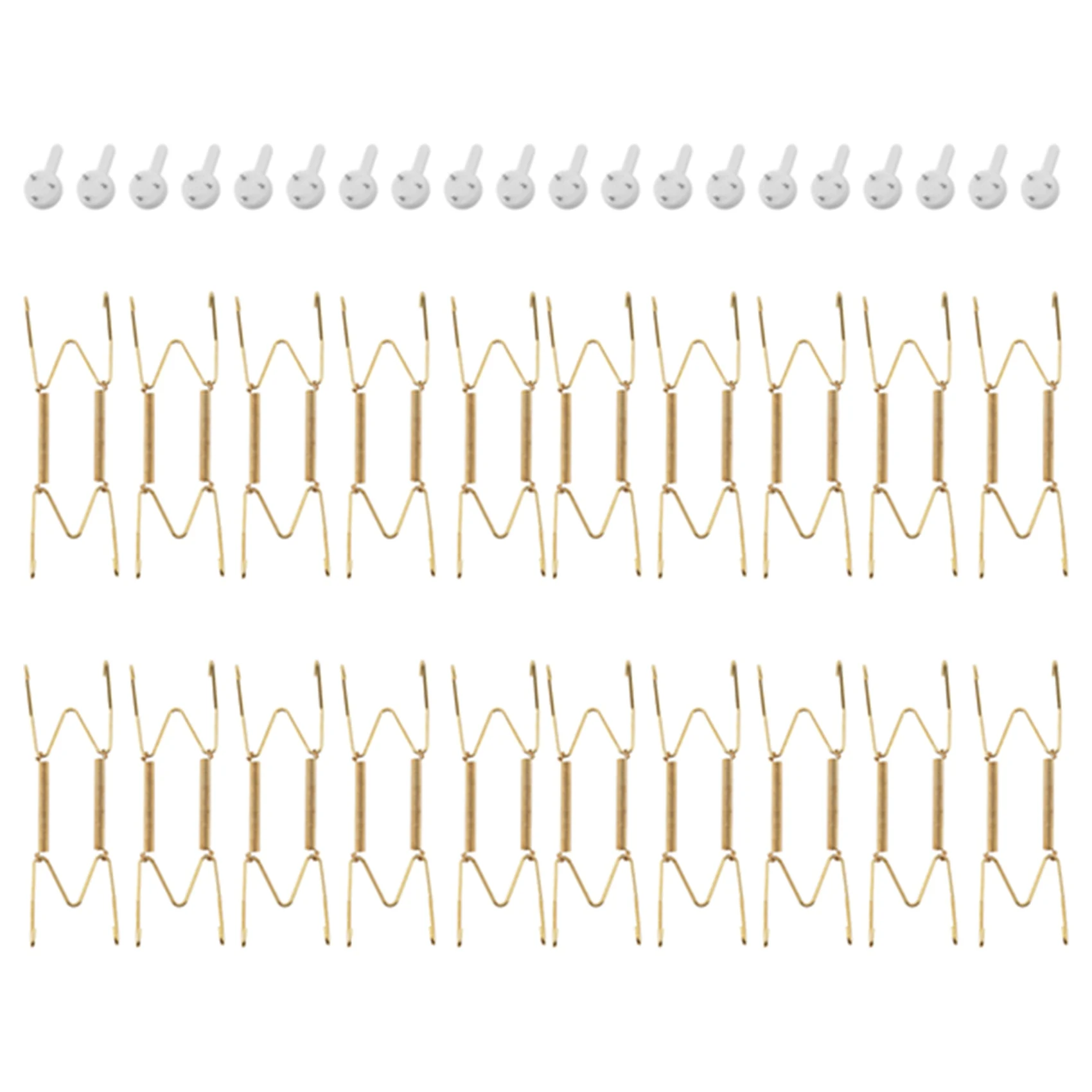 20 Pieces 6 Inch Invisible Plate Hangers Wall Plate Hangers Brass Wire Plate Holders with 20 Pieces Wall Hooks
20 Pieces 6 Inch Invisible Plate Hangers Wall Plate Hangers Brass Wire Plate Holders with 20 Pieces Wall Hooks
