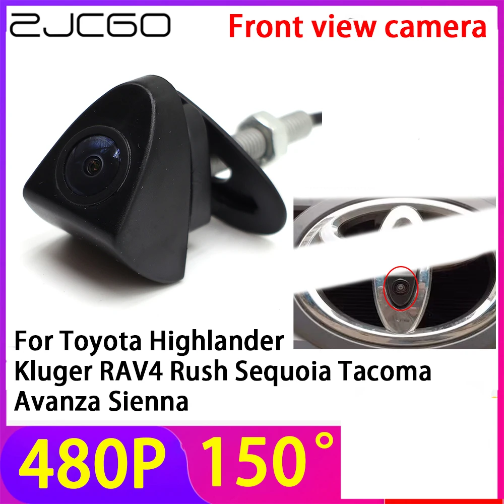 ZJCGO 150° LOGO Car Parking Front View Camera Waterproof for Toyota Highlander Kluger RAV4 Rush Sequoia Tacoma Avanza Sienna
ZJCGO 150° LOGO Car Parking Front View Camera Waterproof for Toyota Highlander Kluger RAV4 Rush Sequoia Tacoma Avanza Sienna