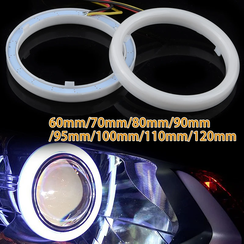 COB Angel Eye Halo Ring Lamp Daytime Running Light DRL Yellow Turn Signal Cotton Shell 60 70 80 90 95 100 110 120mm Car Foglight
COB Angel Eye Halo Ring Lamp Daytime Running Light DRL Yellow Turn Signal Cotton Shell 60 70 80 90 95 100 110 120mm Car Foglight