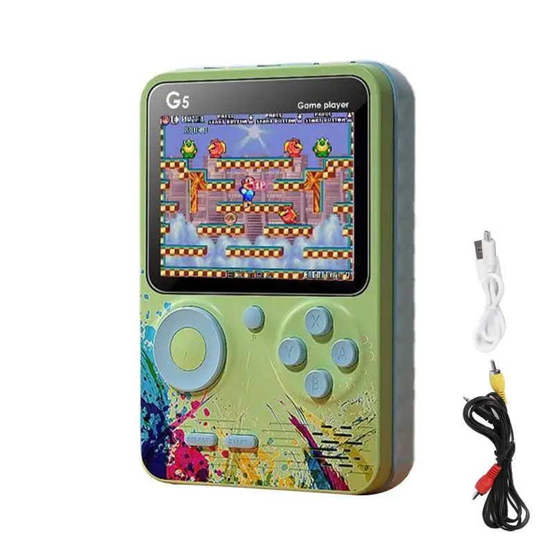 

G5 Retro Handheld Video Game Console HD Screen AV Output With Built-in 500 Games Portable Mini Arcade Mini Electronic Machine