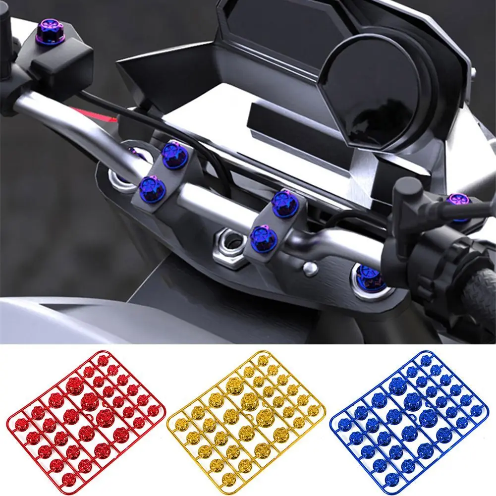 30Pcs/set Motorcycle Screw Cap Engine Nut Motorcycle Body Decorative Bolt Caps Durable Motorcycle Modification Accessories
30Pcs/set Motorcycle Screw Cap Engine Nut Motorcycle Body Decorative Bolt Caps Durable Motorcycle Modification Accessories
