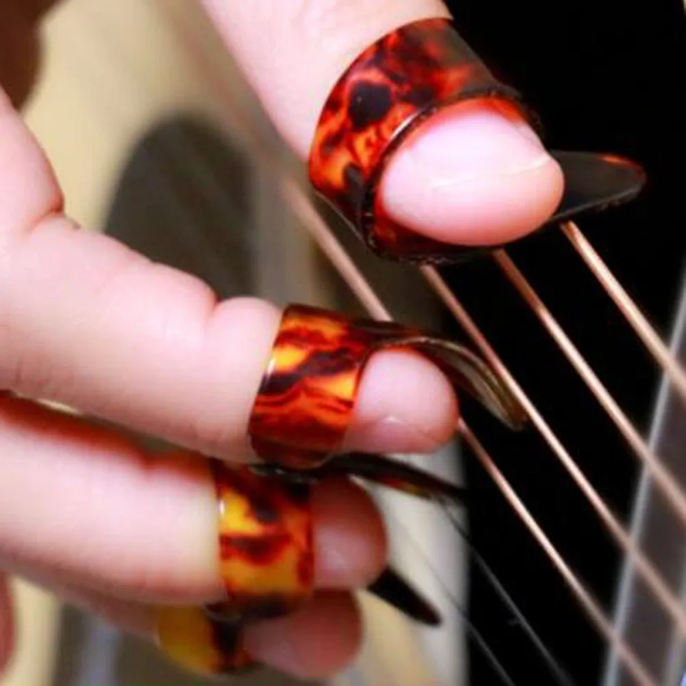 4 Pcs Thumb Finger Guitar Picks Celluloid Media Guitar Picks Suitable For Acoustic Electric Guitar Bass Pick Accessories
4 Pcs Thumb Finger Guitar Picks Celluloid Media Guitar Picks Suitable For Acoustic Electric Guitar Bass Pick Accessories