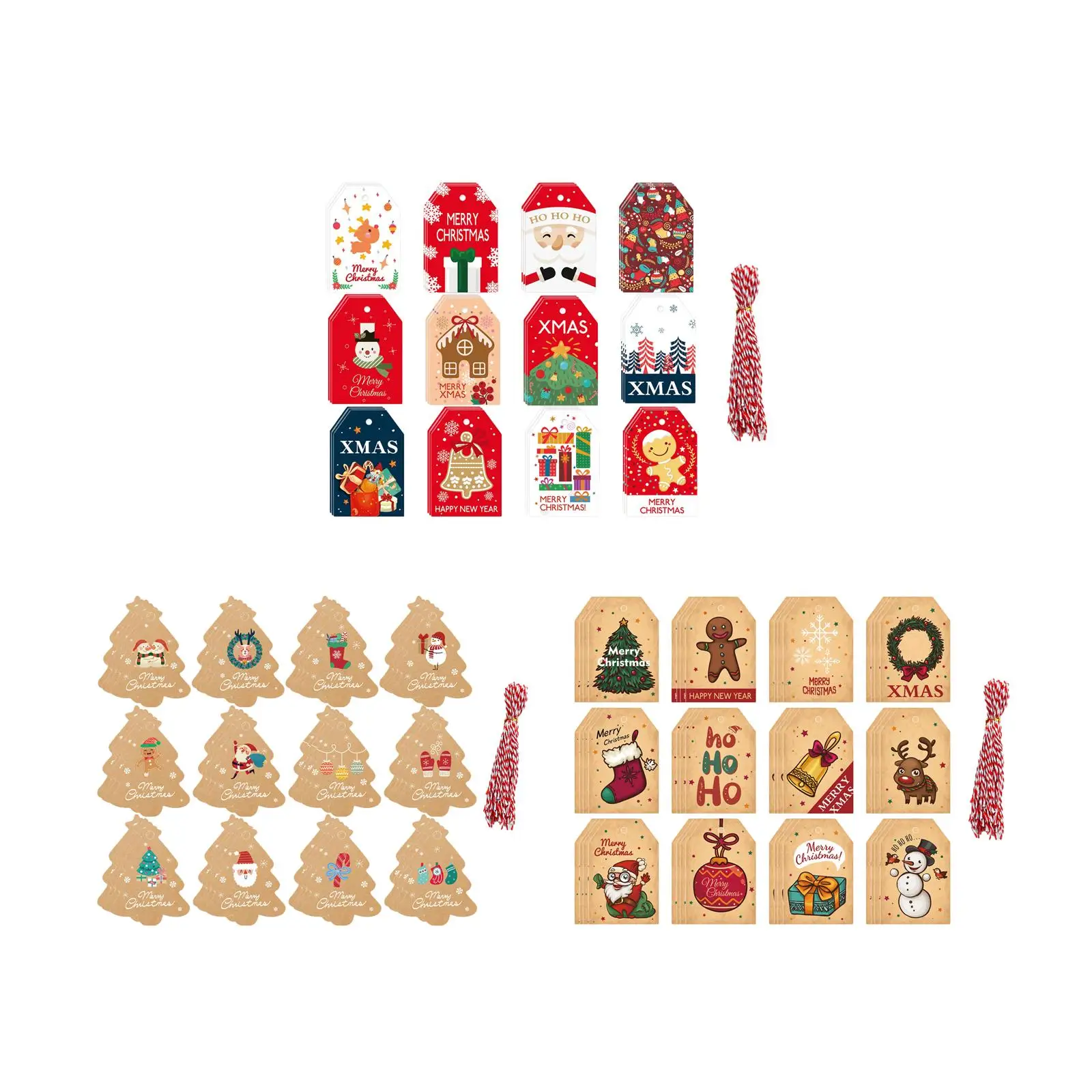 Christmas Tags Bags Cartoon with String Attached Creative with Holes Paper Gift Tags for Party Xmas Celebration Holiday Package
Christmas Tags Bags Cartoon with String Attached Creative with Holes Paper Gift Tags for Party Xmas Celebration Holiday Package