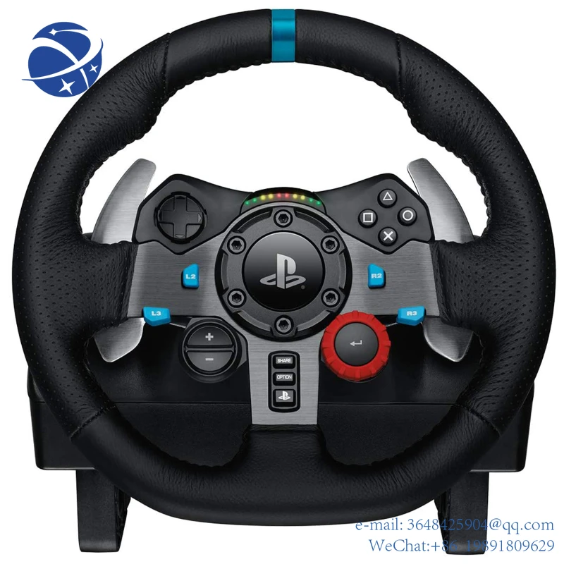 

YYHC Logitech G29 Game Steering Wheel Dual-Motor Feedback Driving Force Gaming Racing Wheel with Responsive Pedals