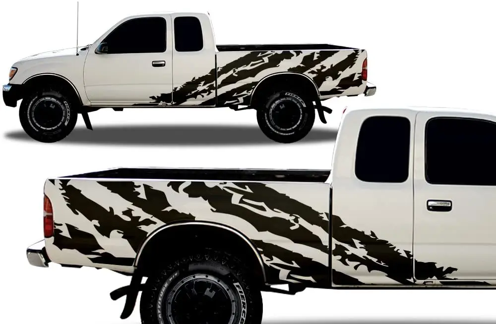 Factory Crafts Shred Side Graphics Kit 3M Vinyl Decal Wrap Compatible with Tacoma Extended Cab 6.25 Bed 19952004 Matte
Factory Crafts Shred Side Graphics Kit 3M Vinyl Decal Wrap Compatible with Tacoma Extended Cab 6.25 Bed 19952004 Matte