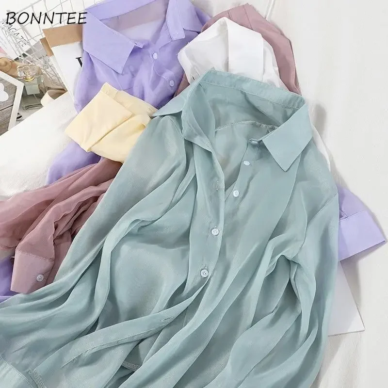 Shirts Women Solid Loose Chiffon Button 3XL 5 Colors Thin Streetwear Harajuku Retro Camisa Single-breasted Clothing Spring Soft
Shirts Women Solid Loose Chiffon Button 3XL 5 Colors Thin Streetwear Harajuku Retro Camisa Single-breasted Clothing Spring Soft