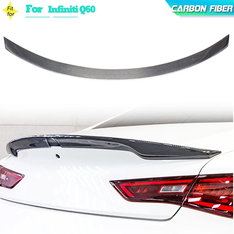 Carbon Fiber Car Rear Trunk Spoiler Wing For Infiniti Q60 Base Sport Coupe 2-Door 2016-2019 Rear Boot Lid Wing Lip Spoiler
Carbon Fiber Car Rear Trunk Spoiler Wing For Infiniti Q60 Base Sport Coupe 2-Door 2016-2019 Rear Boot Lid Wing Lip Spoiler
