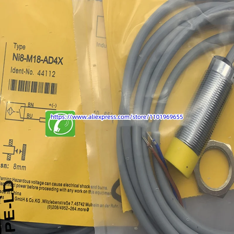 

3pcs New BI8-M18-VP6X BI8U-M18-AD4X-H1141 NI8-M18-AP6X NI8-M18-AD4X BI8-M18-VN6X Proximity switch