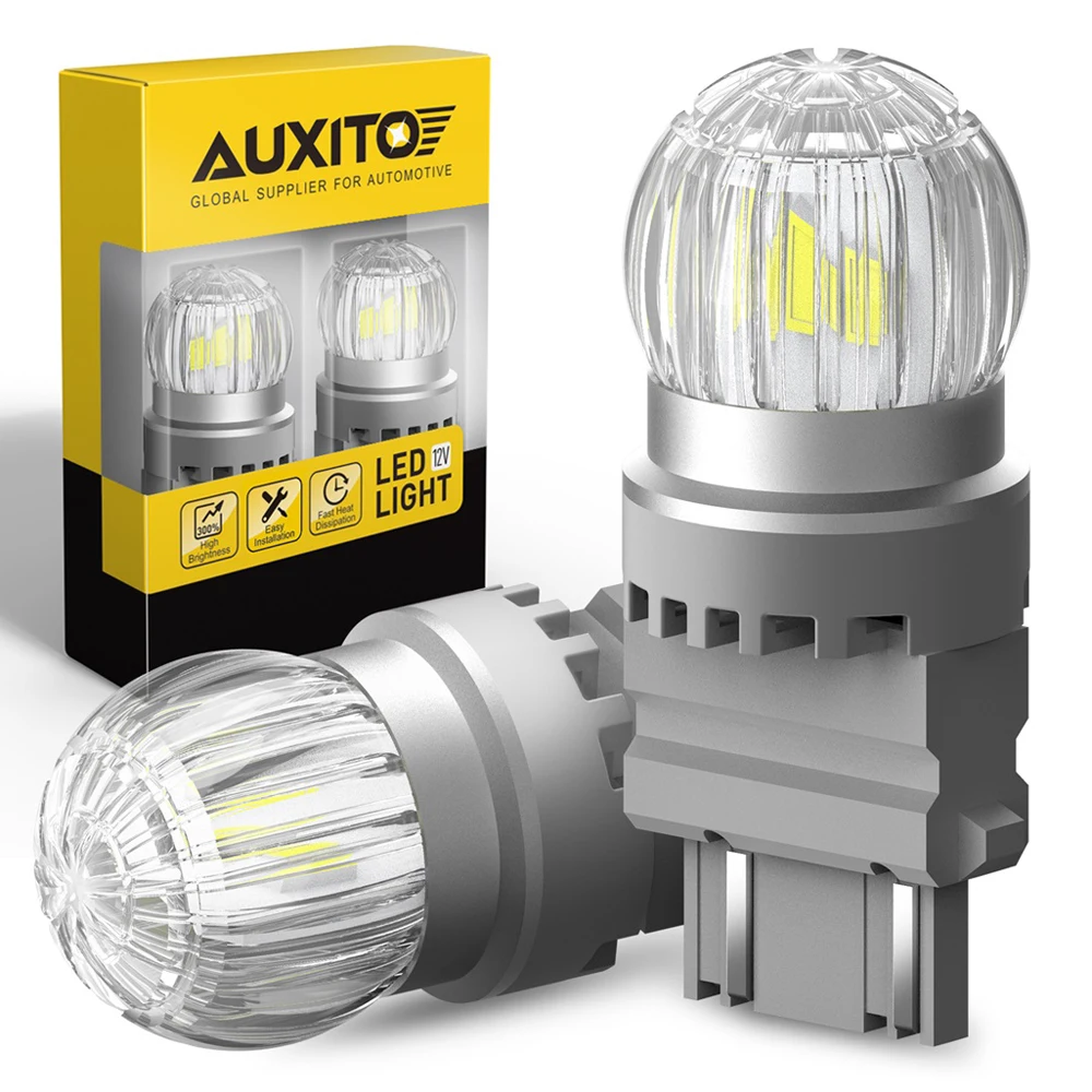 AUXITO 2Pcs T25 3157 LED Bulb White Red Amber 3030SMD P27/7W 3156 P27W LED Lamp for Car Brake Stop Reverse Parking Light DRL 12V
AUXITO 2Pcs T25 3157 LED Bulb White Red Amber 3030SMD P27/7W 3156 P27W LED Lamp for Car Brake Stop Reverse Parking Light DRL 12V