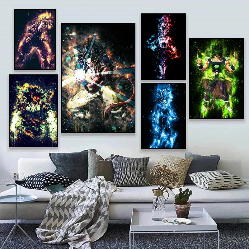Japan Anime Peripheral Vintage Dragon Ball HD Poster Goku Saiyan Canvas Painting Modern Living Room Home Decoration Picture
Japan Anime Peripheral Vintage Dragon Ball HD Poster Goku Saiyan Canvas Painting Modern Living Room Home Decoration Picture